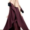 Cape Bois de Rose x Khimar 3 Voiles Beige By Oummi Abi Moi