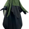 Niqab Casquette 150 Kaki x Abaya Bubble Noire x Maxi Khimar Classique Noir by Oummi Abi Moi