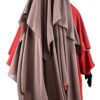 Niqab Casquette 150 Taupe x Abaya Manches Bouffantes Terra Rosa x Maxi Khimar Classique Terra Rosa by Oummi Abi Moi