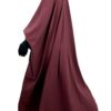 Jilbab 2 Pièces Bois de Rose By Oummi Abi Moi
