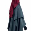 Niqab Classique 90 cm Bordeaux by Oummi Abi Moi