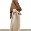 Abaya Mini Beige x Khimar Mini Moka by Oummi Abi Moi