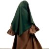 Khimar Mini Kaki x Abaya Mini Caly Moka by Oummi Abi Moi