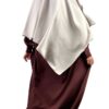 Khimar Mini Greige x Abaya Mini Bois de Rose by Oummi Abi Moi