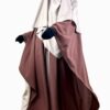Cape Taupe Rosé x Maxi Khimar 140 Greige by Oummi Abi Moi