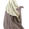Maxi Khimar Caviary Beige x Abaya Saoudienne Taupe Nude by Oummi Abi Moi