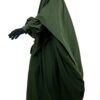 Abaya Bubble Kaki x Khimar Double Kaki by Oummi Abi Moi