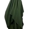 Khimar Double Kaki x Abaya Bubble Kaki by Oummi Abi Moi