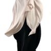 Maxi Hijab XXL Greige x Abaya Bubble Noire by Oummi Abi Moi