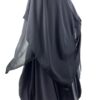 Maxi Hijab XXL Gris Foncé x Abaya Bubble Gris by Oummi Abi Moi