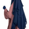 Abaya-Bubble-Taupe-Rose-x-Maxi-Khimar-Taupe-Rose-x-Niqab-3-Voiles-150cm-Sans-Casquette-Bleu-Nuit-x-Gants-Tactiles-Sans-Fleur-Bleu-by-Oummi-Abi-Moi