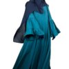 Abaya-Caly-Vert-Emeraude-x-Maxi-Hijab-XXL-Bleu-Nuit-x-Half-Niqab-Bleu-Nuit-by-Oummi-Abi-Moi