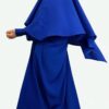 Abaya Mini Bleu Roi x Khimar Mini Bleu Roi