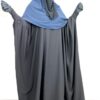 Abaya-Saoudienne-Caviary-Premium-Gris-x-Hijab-Rectangle-Bleu-Petrole-x-Half-Niqab-Gris-By-Oummi-Abi-Moi