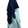 Khimar-3-Voiles-Bleu-Nuit-x-Abaya-Saoudienne-Bleu-Gris-By-Oummi-Abi-Moi