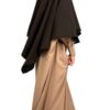 Khimar Mini Chocolat x Abaya Mini Beige Nude By Oummi Abi Moi