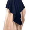 Maxi Khimar Classique Bleu Nuit x Abaya Saoudienne Caviary Beige Nude By Oummi Abi Moi