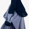 Niqab-Casquette-Pull-Down-3-voiles-x-Khimar-Double-Gris-Lilas-X-Abaya-Bubble-Gris-Lilas-by-Oummi-Abi-Moi-