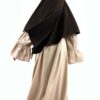 Abaya-Mini-Caly-Manches-Evasees-Beige-x-Mini-Khimar-Chocolat-dos-by-Oummi-Abi-Moi.jpg