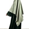 Khimar Mini Olive x Abaya Mini Caly Kaki by Oummi Abi Moi