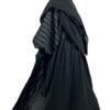 Set Majdouline Event Noir x Maxi Hijab XXL Noir By Oummi Abi Moi