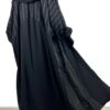 Set Majdouline Event Noir x Maxi Hijab XXL Noir By Oummi Abi Moi