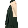 Niqab Saoudi Casquette Beige x Abaya Saoudienne Kaki x Maxi Khimar Classique Kaki by Oummi Abi Moi