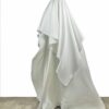 Abaya Saoudienne Caviary Blanc x Maxi Khimar Caviary Blanc by Oummi Abi Moi