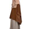 Tunique Anisley Moka x Jupe Portefeuille Taupe Nude x Maxi Hijab XXL Camel by Oummi Abi Moi