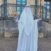 Abaya Saoudienne Mariage Blanche Caviary