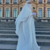 Abaya Saoudienne Mariage Blanche Caviary