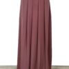 Jupe Portefeuille Taupe Rose by Oummi Abi Moi