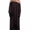Tunique Assouan Premium Chocolat x Sous Abaya Chocolat x Maxi Hijab XXL Camel Clair by Oummi Abi Moi