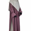 Tunique Assouan Premium Taupe Rose x Jupe Greige x Maxi Khimar 140 Greige by Oummi Abi Moi