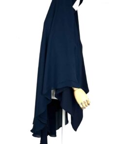Cape Melissa Mousseline Premium Bleu Nuit by Oummi Abi Moi