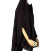 Khimar Wijden Mousseline Premium Chocolat by Oummi Abi Moi