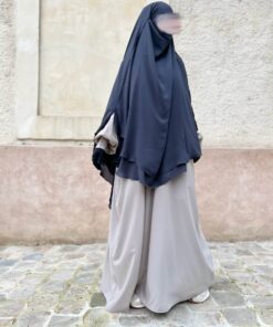 Khimar Wijden Mousseline Premium