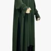 Tunique-Assouan-Whool-Peach-Premium-Kaki-x-Jupe-Noir-by-Oummi-Abi-Moi