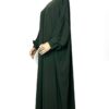 Abaya Manches Bouffantes WhoolPeach Premium Kaki by Oummi Abi Moi