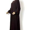 Abaya Manches Bouffantes WhoolPeach Premium Chocolat by Oummi Abi Moi
