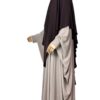 Maxi Khimar Classique WhoolPeach Premium Chocolat by Oummi Abi Moi