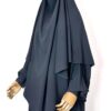 Maxi Khimar Classique WhoolPeach Premium Gris Foncé by Oummi Abi Moi