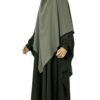 Abaya Saoudienne Caviary Prestige Kaki by Oummi Abi Moi