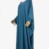 Abaya-Saoudienne-Caviary-Premium-Bleu-Denim-by-Oummi-Abi-Moi