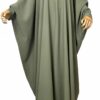 Abaya Saoudienne Caviary Prestige Olive by Oummi Abi Moi