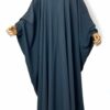 Abaya Saoudienne Caviary Prestige Gris Foncé by Oummi Abi Moi