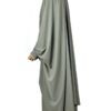 Jilbab-2-pieces-Whool-Peach-Premium-Olive-by-Oummi-Abi-Moi