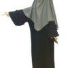 Mini Khimar Premium Olive x Abaya Mini Bint.a Premium Noir by Oummi Abi Moi