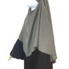 Mini Khimar Bint a Whool Peach Premium Olive by Oummi Abi Moi
