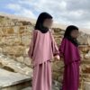 Set Assia Aubergine et Rose Parme by Oummi Abi Moi